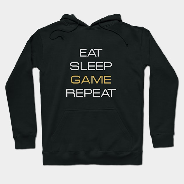 Eat, Sleep, Game, Repeat Hoodie by kani